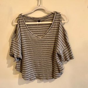 Free People Open-Shoulder Tee